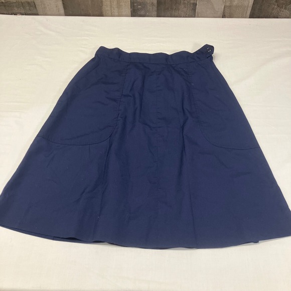 Boy Scouts of America Dresses & Skirts - Vintage Boy Scouts America Den Mothers Uniform Skirt Navy Blue A-Line 27" Waist